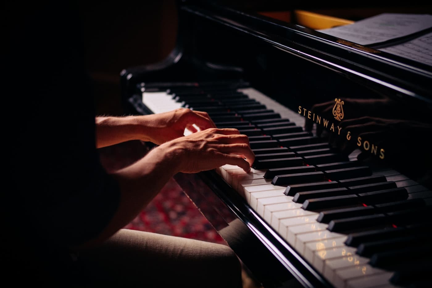 An upright piano waiting to be played